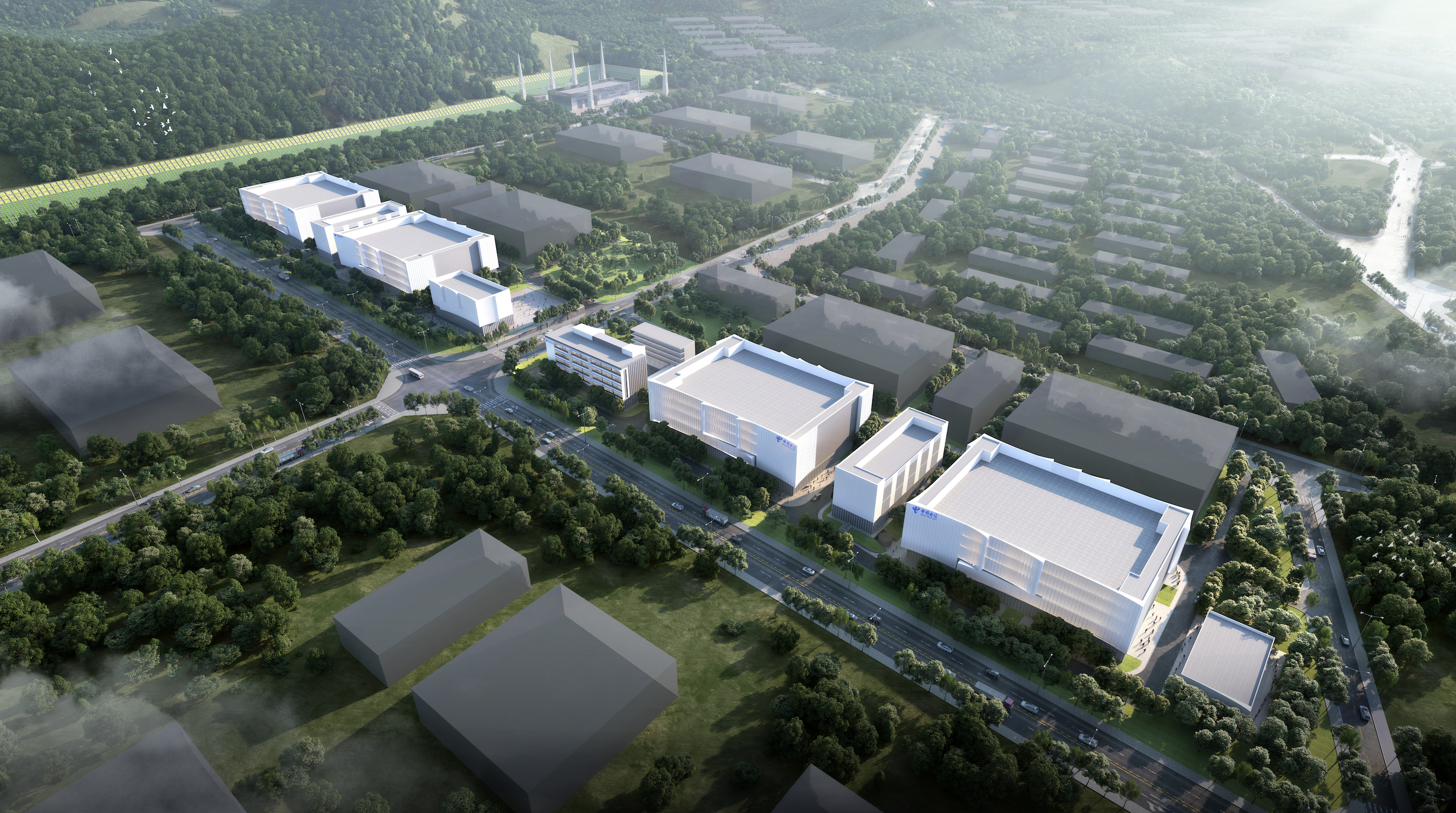 3中国电信粤港澳大湾区一体化数据中心(一期)项目效果图(中建四局供图).jpg 3中国电信粤港澳大湾区一体化数据中心(一期)项目效果图(中建四局供图).jpg